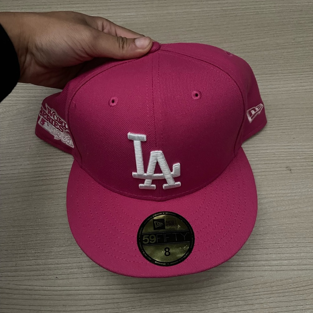Pink on Pink Fitted Hat NY